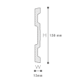Ancadrament decorativ fereastra MA61 158X15X2000    