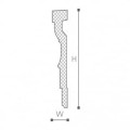 Ancadrament decorativ fereastra MA15 200X35X2000    
