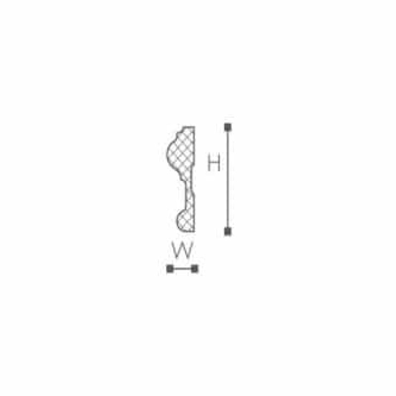 Ancadrament decorativ ferestre usa poliuretan Domostyl NA 70X20X2000 Ancadrament decorativ ferestre usa poliuretan Domostyl NA 70X20X2000