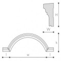 Arcada decorativa domostyl GA1 125X100X183    