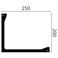 Scafa decorativa led tavan perete poliuretan Arstyl L2      