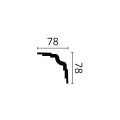 Cornisa decorativa polimer dur WT25 78X78X2000  