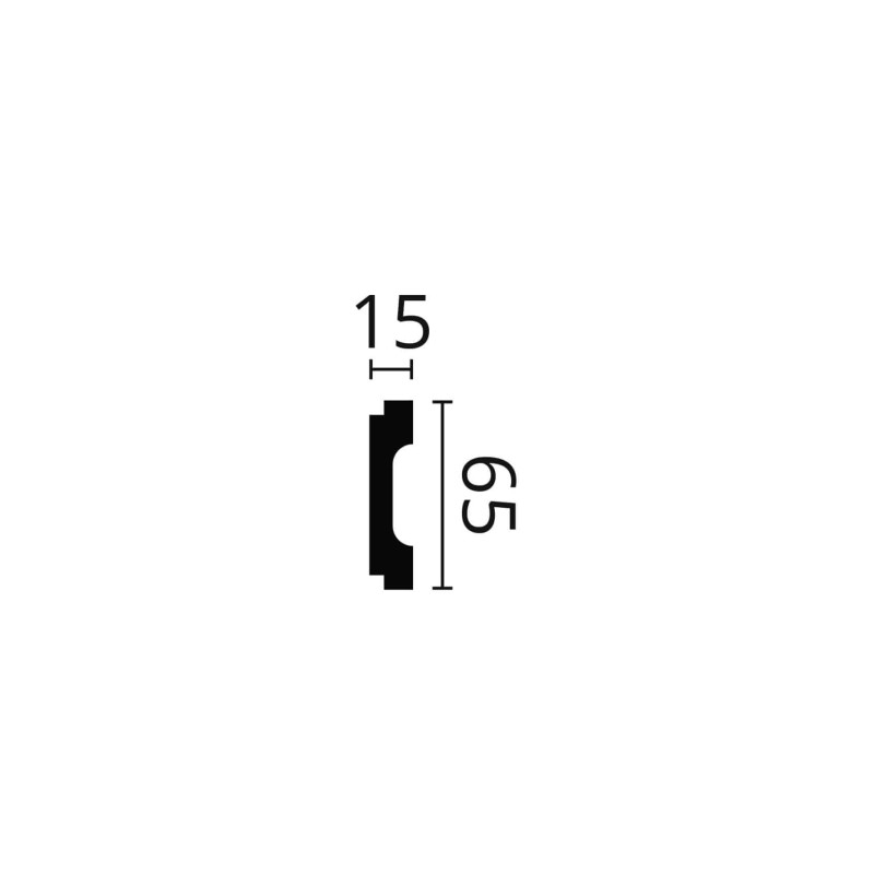 Brau decorativ Wallstyl WD1 65X15X2000 Brau decorativ Wallstyl WD1 65X15X2000