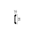 Brau decorativ polimer dur WL5 85X16X2000  