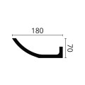 Cornisa decorativa polimer dur WT4 70X180X2000  