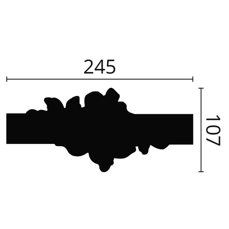 Set ornament decorativ caroiaje accesoriu Arstyl z104 pentru profil Z10- 2 BUC. Set ornament decorativ caroiaje accesoriu Arstyl z104 pentru profil Z10- 2 BUC.