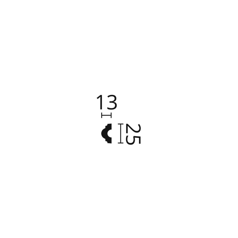 Brau decorativ polimer dur WL7 25X13X2000 Brau decorativ polimer dur WL7 25X13X2000
