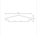 Capac de gard ADRO-DECOR ST107 244X60X2000    