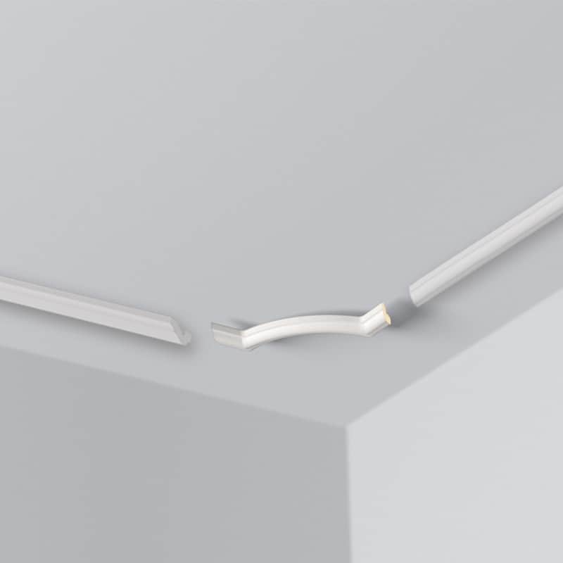 Set coltar decorativ accesoriu Nomastyl O16 pentru bagheta O - 4 BUC. Set coltar decorativ accesoriu Nomastyl O16 pentru bagheta O - 4 BUC.