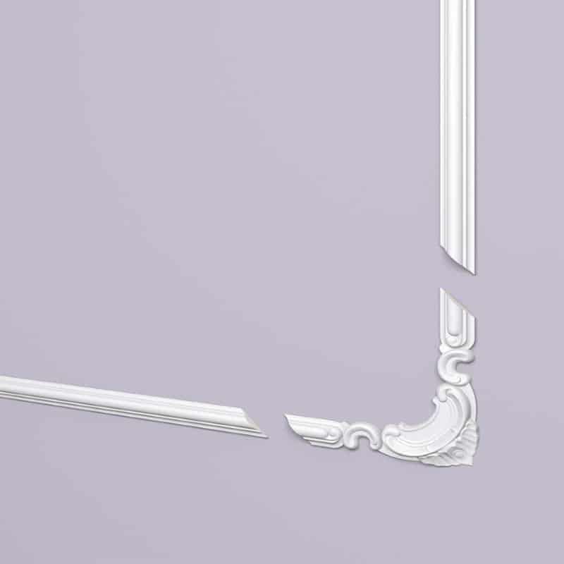 Set coltar decorativ accesoriu Arstyl Z101 pentru profil Z10- 4 BUC.   