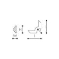 Set coltar decorativ accesoriu Arstyl SP3-3 pentru profil SP3- 4 BUC.   