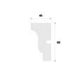 Ancadrament decorativ fereastra NA103 80X40X2000     
