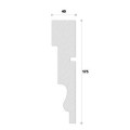 Ancadrament decorativ fereastra NA105 175X40X1250     