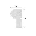 Ancadrament decorativ fereastra NA110 90X55X2000     