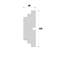 Ancadrament decorativ fereastra NA113 110X35X2000     