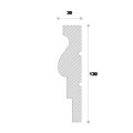 Ancadrament decorativ fereastra NA119 130x30x1250     