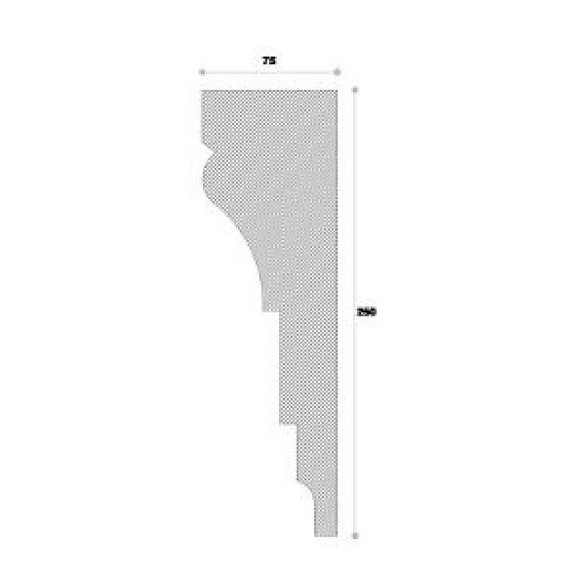 Ancadrament decorativ fereastra NA127 250X75X2000 Ancadrament decorativ fereastra NA127 250X75X2000