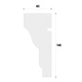 Ancadrament decorativ fereastra NA130 140X60X2000     