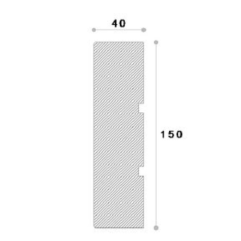 Ancadrament decorativ fereastra NA161 150X40X2000 Ancadrament decorativ fereastra NA161 150X40X2000