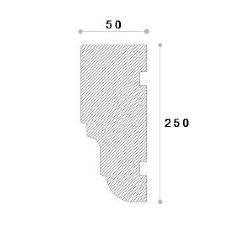 Ancadrament decorativ fereastra NA165 115X50X2000 Ancadrament decorativ fereastra NA165 115X50X2000