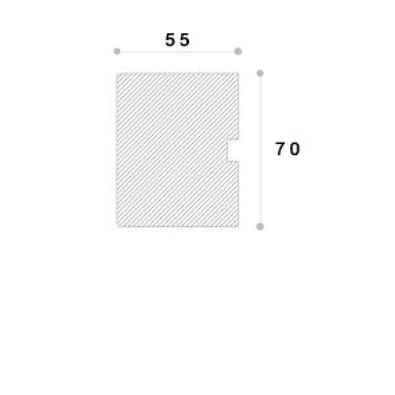 Ancadrament decorativ fereastra NA191 70X55X2000 Ancadrament decorativ fereastra NA191 70X55X2000