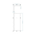 Coltar exterior NCL111 310/310X40X800      