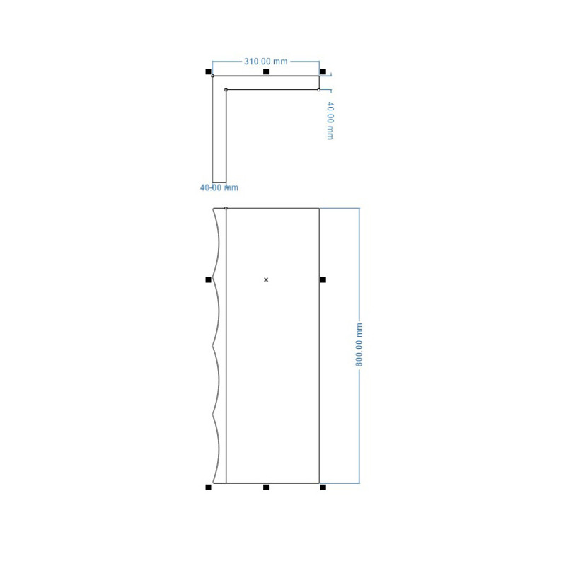 Coltar exterior NCL111 310/310X40X800 Coltar exterior NCL111 310/310X40X800
