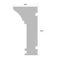 Cornisa decorativa exterior NC105 320X160X2000     