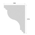 Cornisa decorativa exterior NC111 215X160X2000     