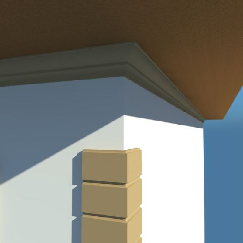 Cornisa decorativa exterior NC113 170X110X2000 Cornisa decorativa exterior NC113 170X110X2000