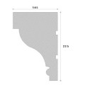 Cornisa decorativa exterior NC140 225X145X2000     