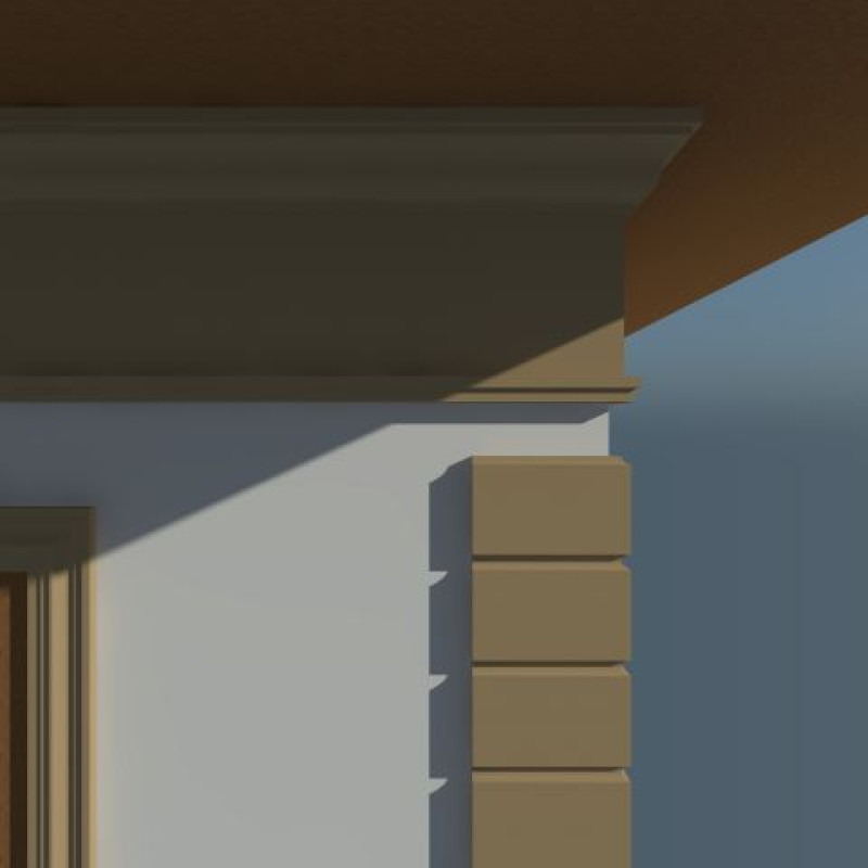 Cornisa decorativa exterior NC142 515X140X2000 Cornisa decorativa exterior NC142 515X140X2000