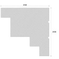 Cornisa decorativa exterior NC153 250X250X2000     