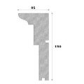 Solbanc decorativ fereastra NS103 190X85X2000     