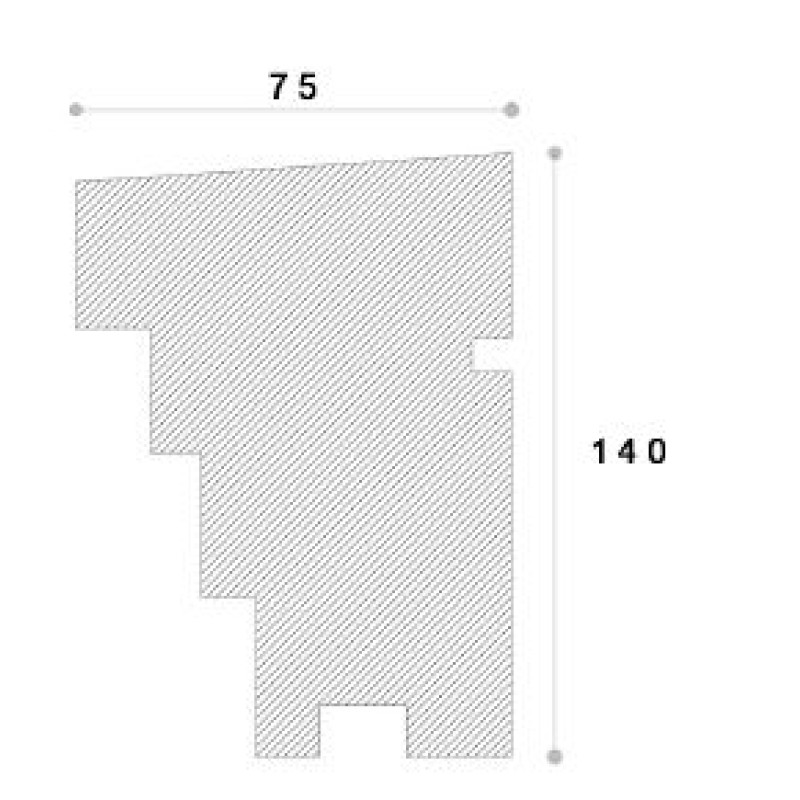 Solbanc decorativ fereastra NS107 140X100X2000 Solbanc decorativ fereastra NS107 140X100X2000