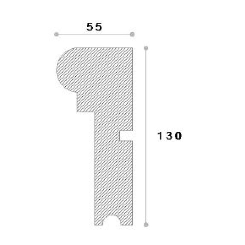 Solbanc decorativ fereastra NS109 130X55X2000 Solbanc decorativ fereastra NS109 130X55X2000