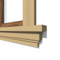 Solbanc decorativ fereastra NS118 150x80x1250     