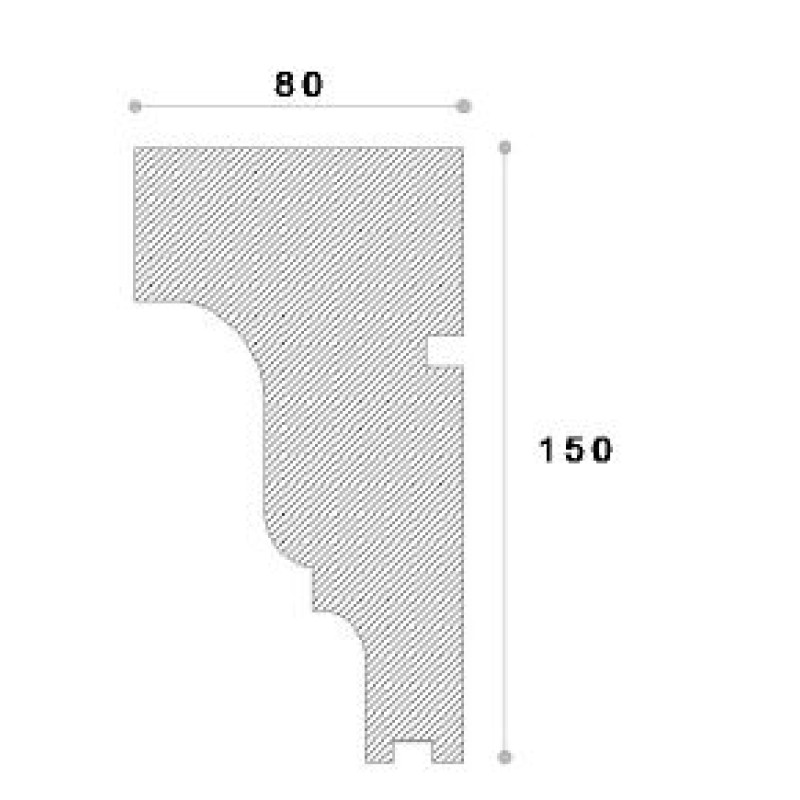 Solbanc decorativ fereastra NS118 150X80X2000 Solbanc decorativ fereastra NS118 150X80X2000
