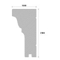 Solbanc decorativ fereastra NS129 200X100X2000     