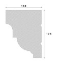 Solbanc decorativ fereastra NS132 175X130X2000     
