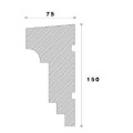 Solbanc decorativ fereastra NS143 150X75X2000     