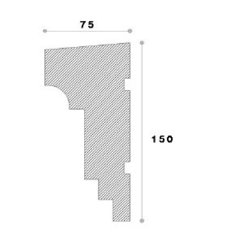 Solbanc decorativ fereastra NS143 150X75X2000 Solbanc decorativ fereastra NS143 150X75X2000