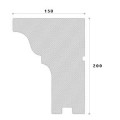 Solbanc decorativ fereastra NS159 200X150X2000     
