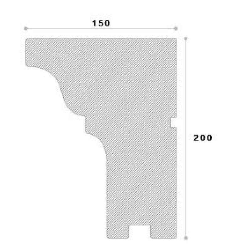 Solbanc decorativ fereastra NS159 200X150X2000 Solbanc decorativ fereastra NS159 200X150X2000