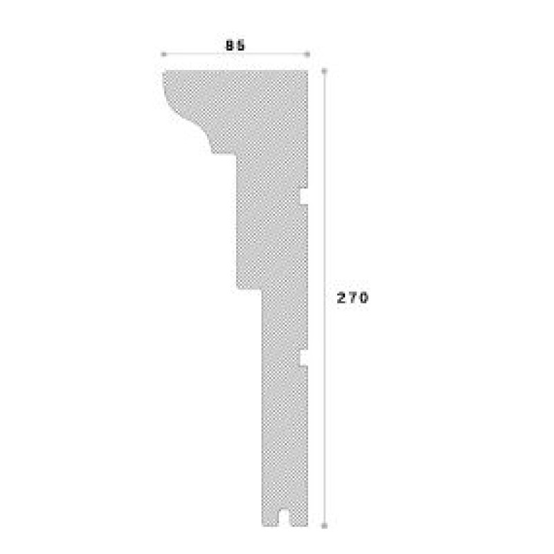 Solbanc decorativ fereastra NS160 270X85X2000 Solbanc decorativ fereastra NS160 270X85X2000