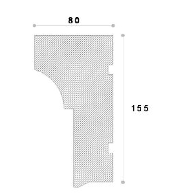Solbanc decorativ fereastra NS161 155X80X2000 Solbanc decorativ fereastra NS161 155X80X2000