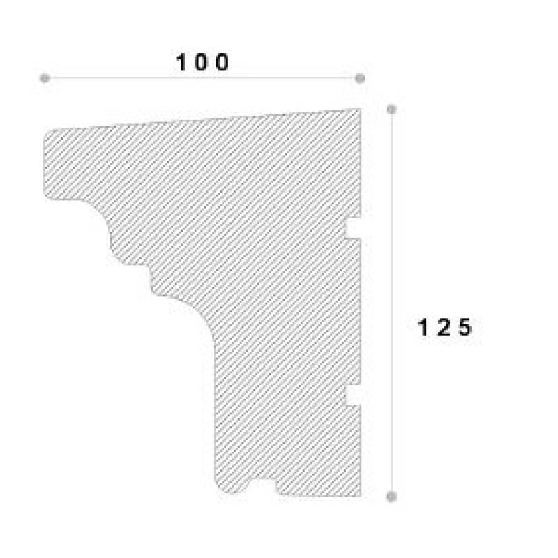 Solbanc decorativ fereastra REFA10 125X100X2000 Solbanc decorativ fereastra REFA10 125X100X2000