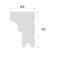 Solbanc decorativ fereastra REFA12 90X60X2000     