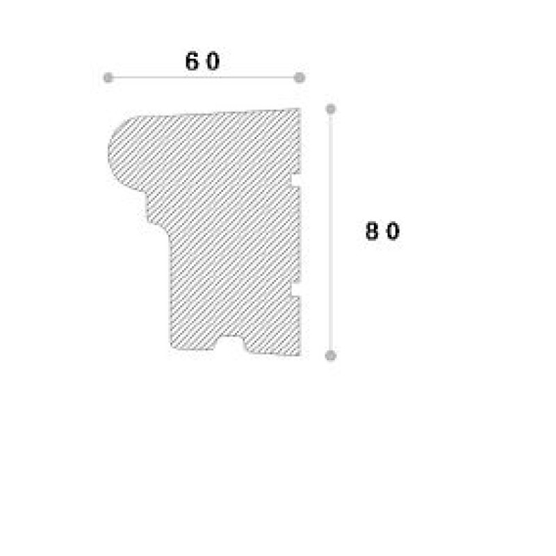 Solbanc decorativ fereastra REFA14 80X60X2000 Solbanc decorativ fereastra REFA14 80X60X2000