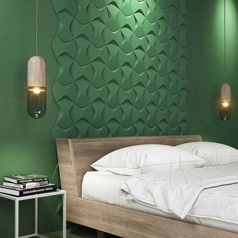 Panou decorativ 3D interior poliuretan Arstyl 3D WING 175X250X25     